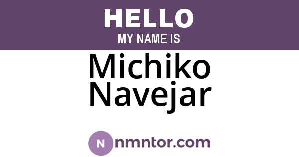 Michiko Navejar