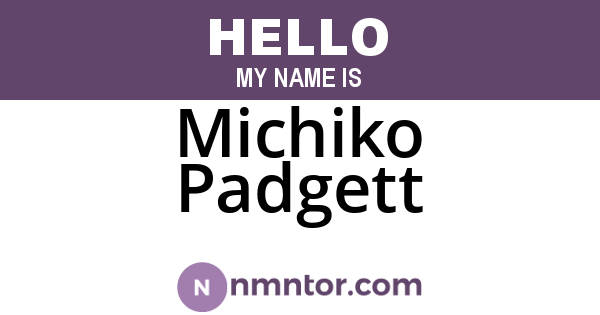 Michiko Padgett