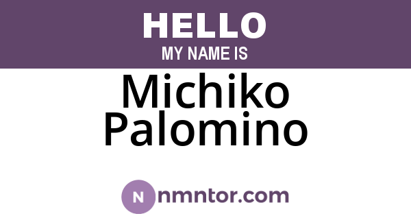 Michiko Palomino