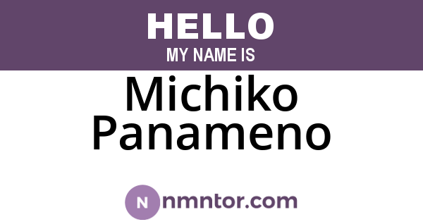 Michiko Panameno