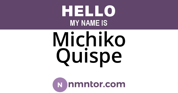 Michiko Quispe