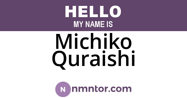 Michiko Quraishi