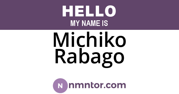 Michiko Rabago