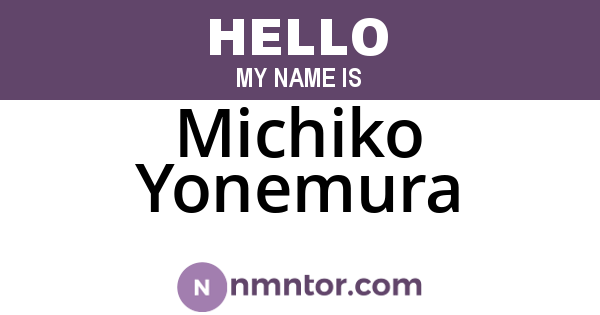 Michiko Yonemura