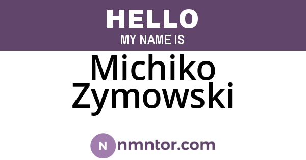 Michiko Zymowski