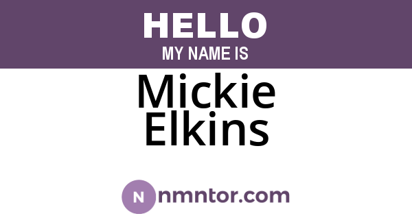 Mickie Elkins