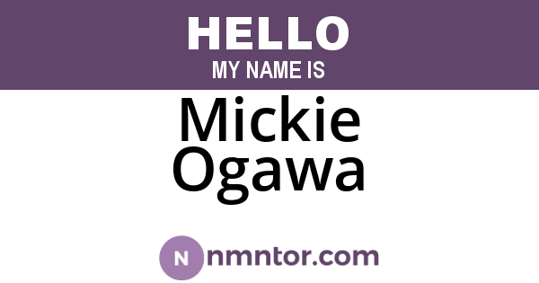 Mickie Ogawa