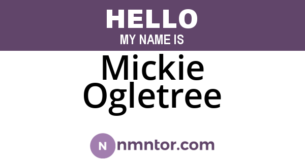 Mickie Ogletree