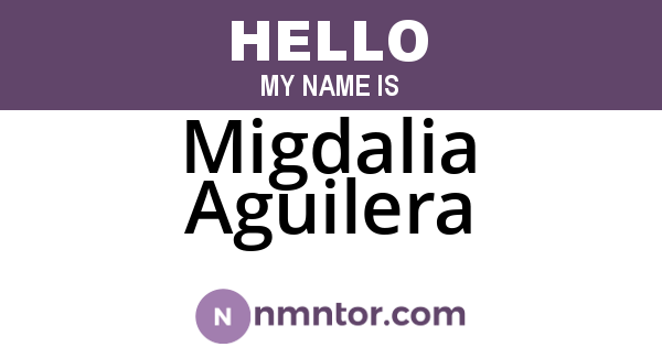 Migdalia Aguilera