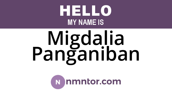 Migdalia Panganiban