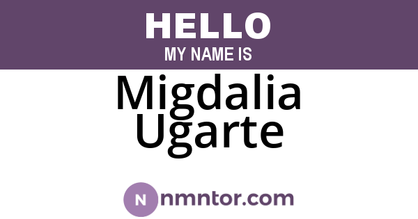 Migdalia Ugarte