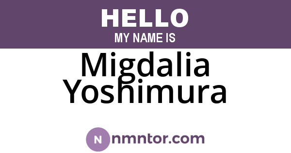 Migdalia Yoshimura