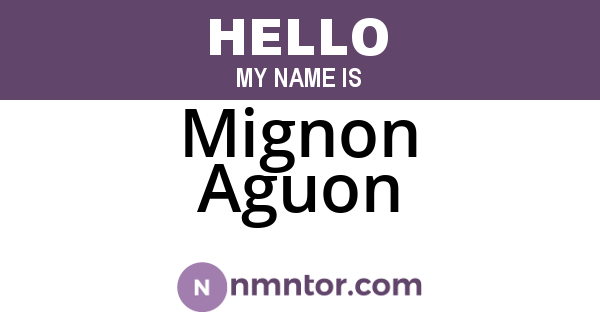 Mignon Aguon