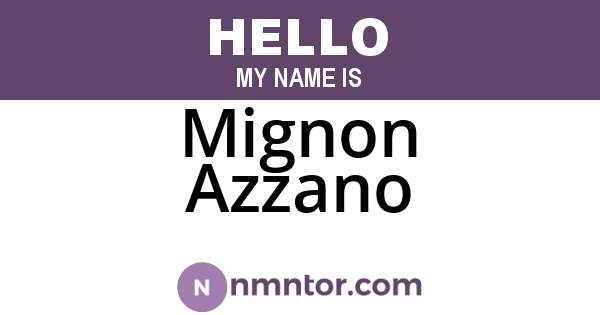 Mignon Azzano