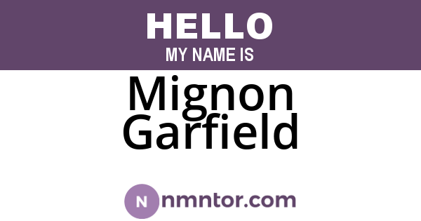 Mignon Garfield