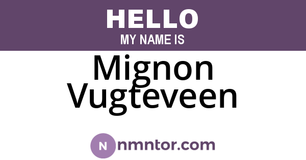 Mignon Vugteveen