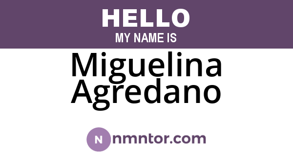 Miguelina Agredano
