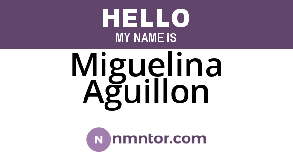 Miguelina Aguillon