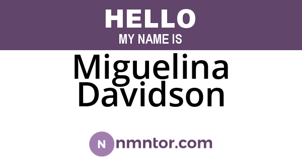 Miguelina Davidson