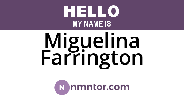 Miguelina Farrington