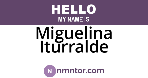 Miguelina Iturralde