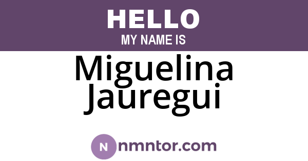 Miguelina Jauregui