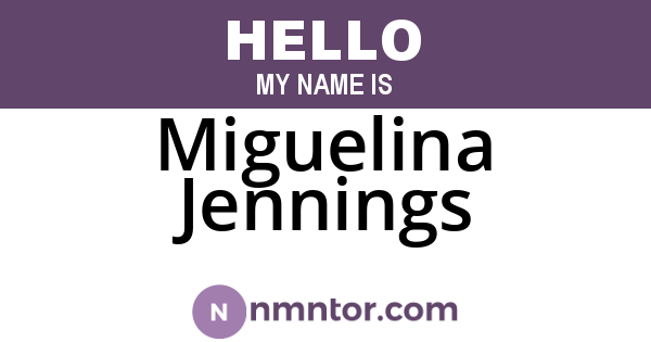 Miguelina Jennings