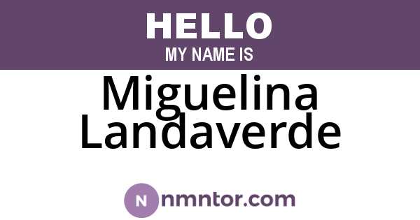Miguelina Landaverde