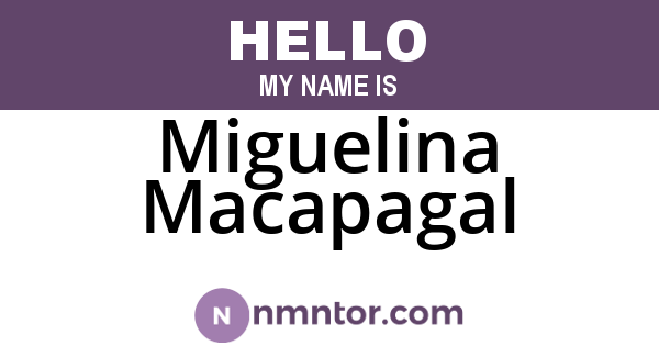 Miguelina Macapagal