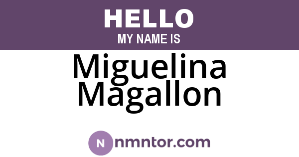 Miguelina Magallon