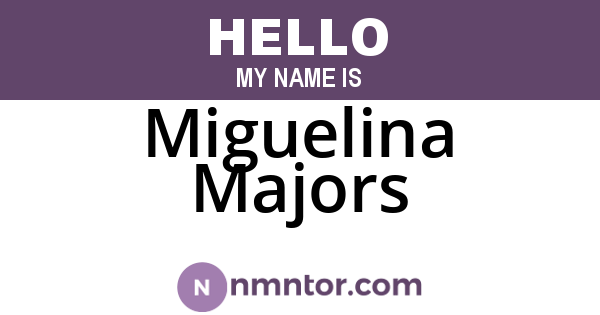 Miguelina Majors