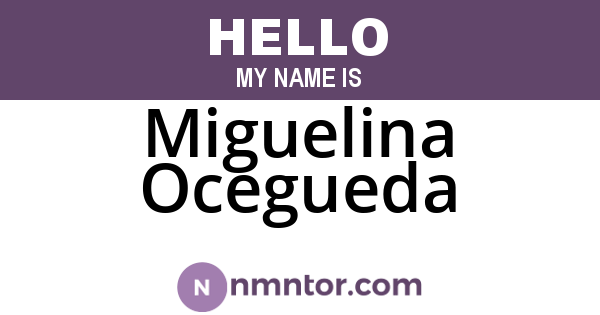 Miguelina Ocegueda