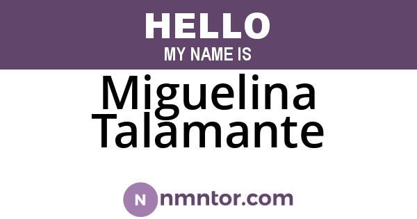 Miguelina Talamante