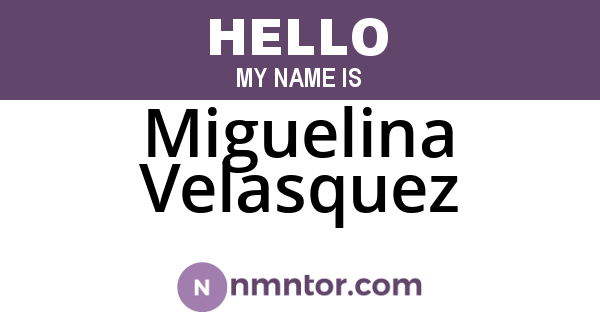 Miguelina Velasquez