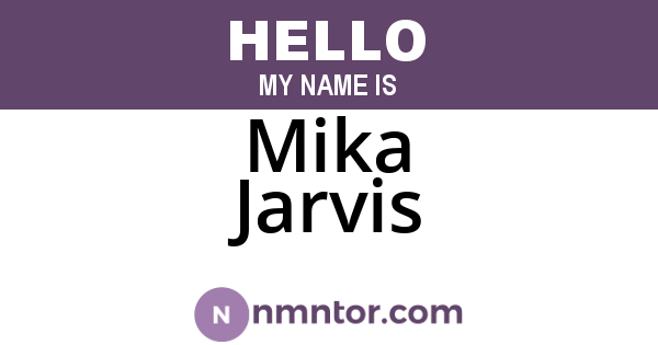 Mika Jarvis