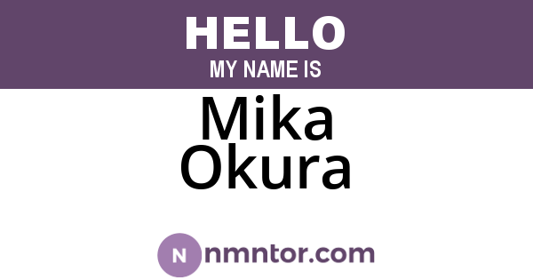 Mika Okura