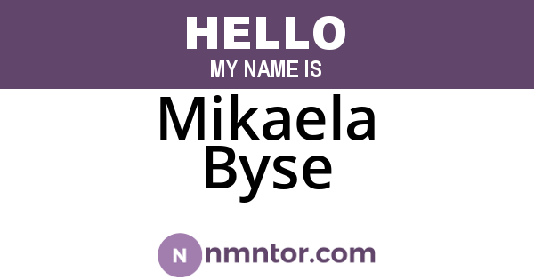 Mikaela Byse
