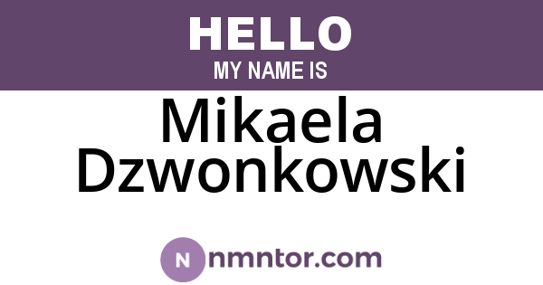 Mikaela Dzwonkowski
