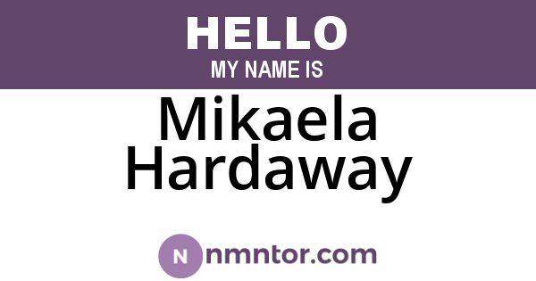 Mikaela Hardaway