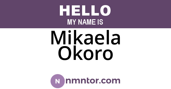 Mikaela Okoro