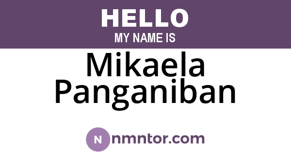 Mikaela Panganiban