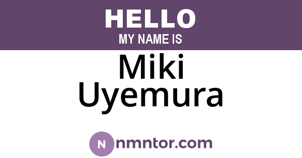 Miki Uyemura