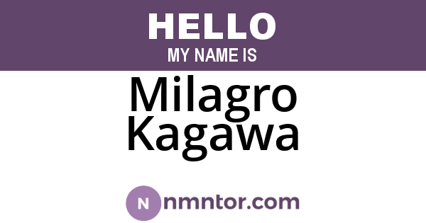 Milagro Kagawa