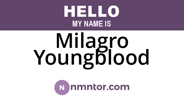 Milagro Youngblood