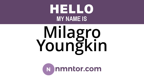 Milagro Youngkin