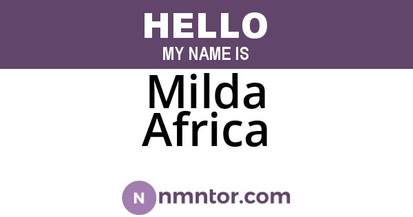 Milda Africa