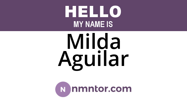 Milda Aguilar