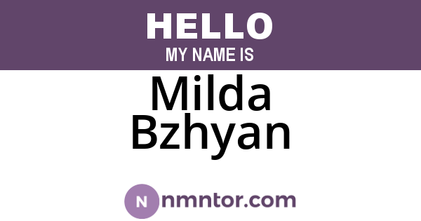 Milda Bzhyan