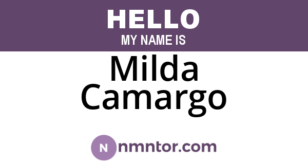 Milda Camargo