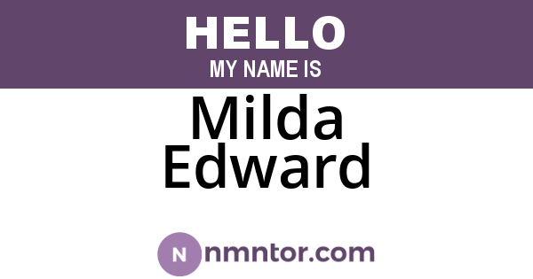 Milda Edward